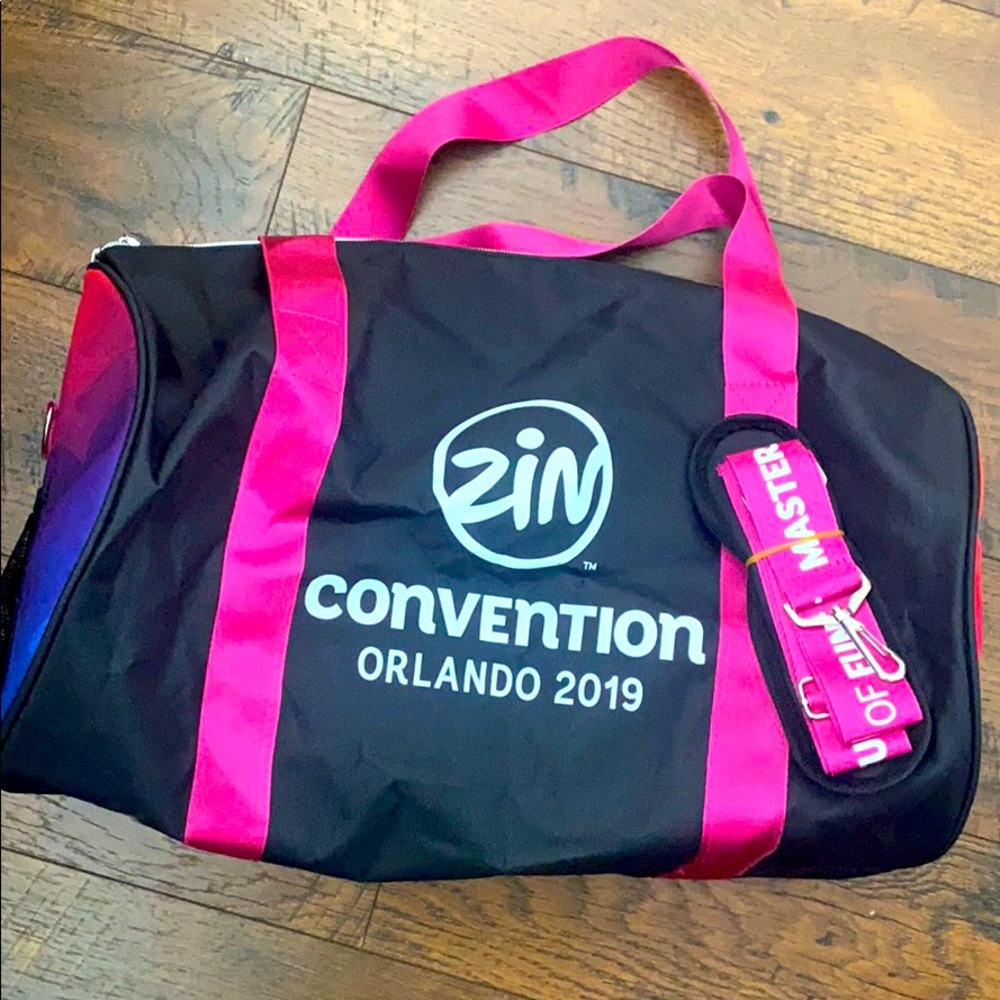 NWT Zumba Duffle Bag ZINCON 2018 Convention